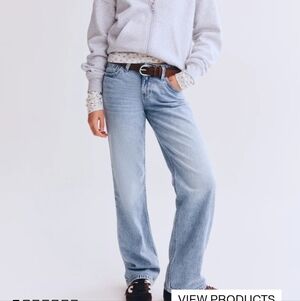 H&M High Waist Straight Leg Jeans SZ 10 No Stains